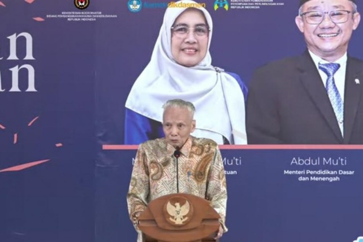 Eks Mendikbud Wardiman Djojonegoro Soroti Pendidikan RI Tertinggal Setara SMP